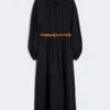 Cotton shirt dress, navy Cotton shirt dress, navy
