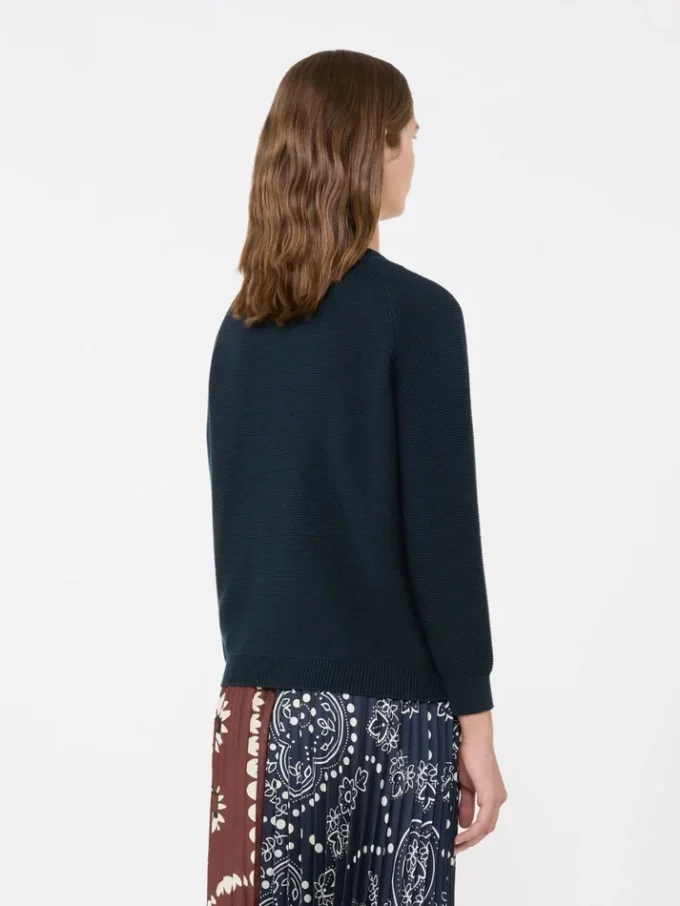 Cotton sweater, navy