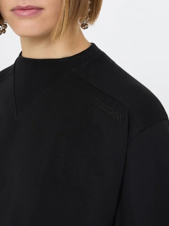 Cotton t-shirt, black