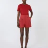 Cotton t-shirt, red