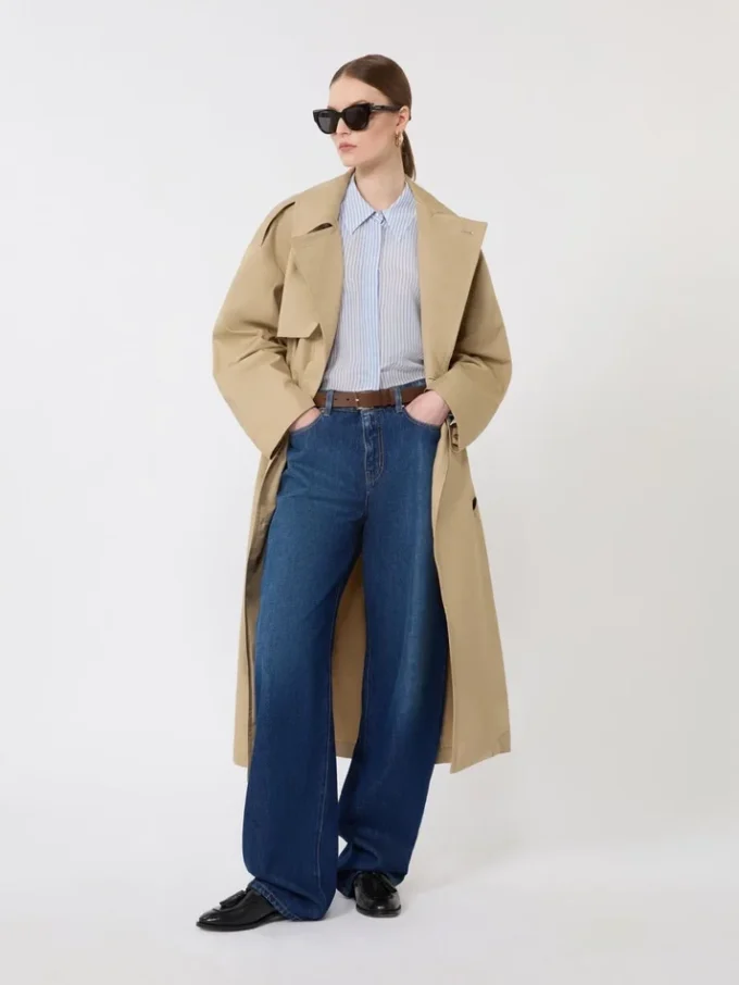 Denim baggy jeans, navy