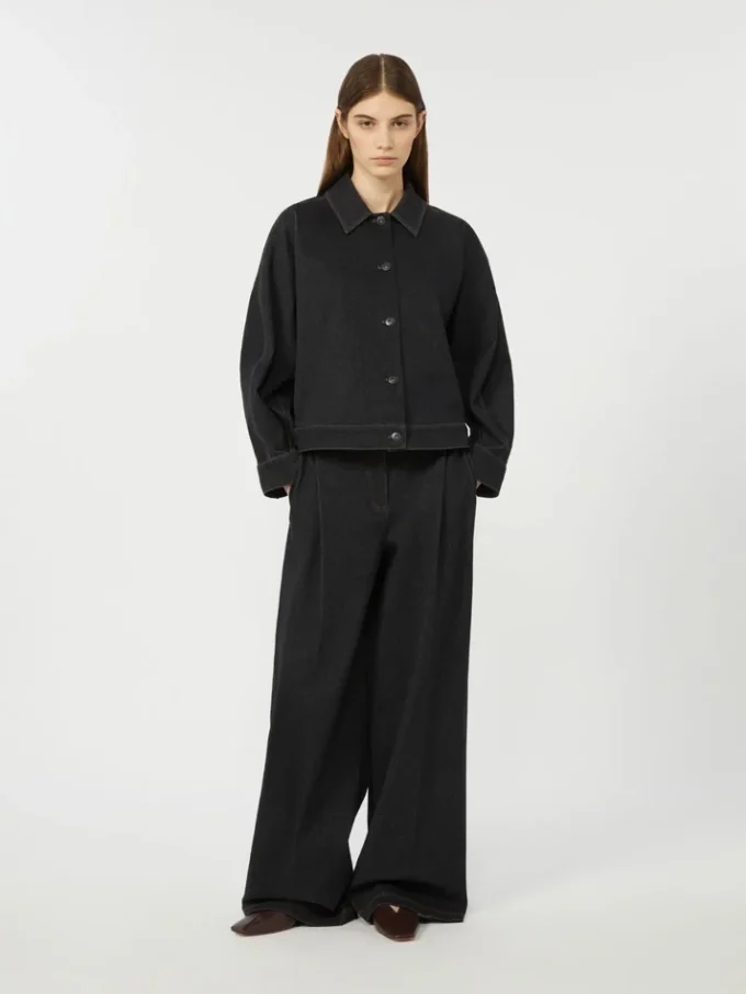 Denim-effect jersey five-pocket trousers, ultramarine Denim-effect jersey five-pocket trousers, ultramarine