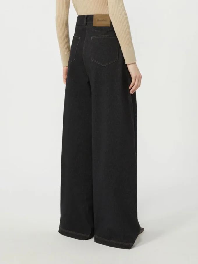 Denim-effect jersey five-pocket trousers, ultramarine Denim-effect jersey five-pocket trousers, ultramarine