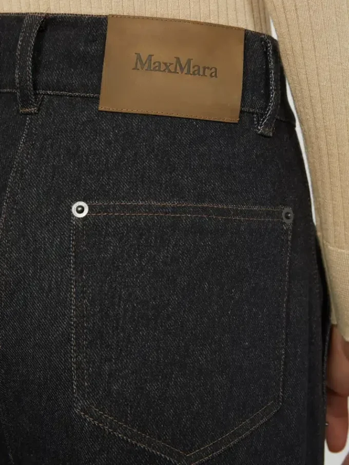 Denim-effect jersey five-pocket trousers, ultramarine Denim-effect jersey five-pocket trousers, ultramarine