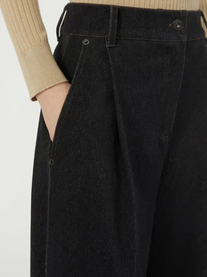 Denim-effect jersey five-pocket trousers, ultramarine Denim-effect jersey five-pocket trousers, ultramarine