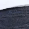 Denim-look cotton trousers, midnightblue