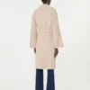 Double-faced wool-blend robe coat, sand Double-faced wool-blend robe coat, sand