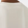 Embroidered jersey t-shirt, sand