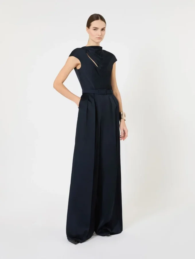 Envers satin jumpsuit, midnightblue Envers satin jumpsuit, midnightblue