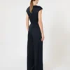 Envers satin jumpsuit, midnightblue Envers satin jumpsuit, midnightblue