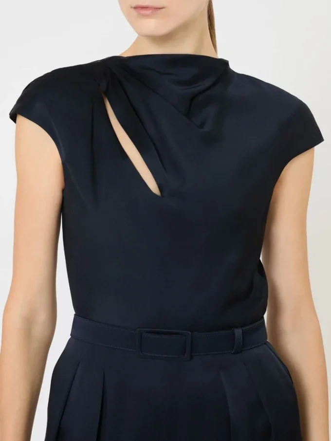 Envers satin jumpsuit, midnightblue Envers satin jumpsuit, midnightblue