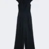 Envers satin jumpsuit, midnightblue Envers satin jumpsuit, midnightblue