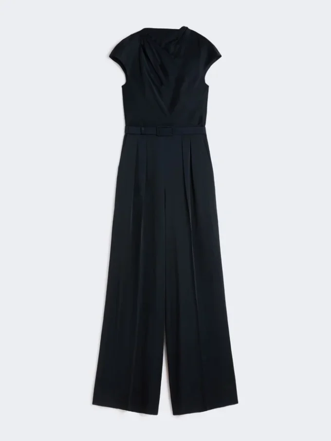 Envers satin jumpsuit, midnightblue Envers satin jumpsuit, midnightblue