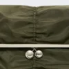 Extra-large technical gabardine pasticcino bag, sage green