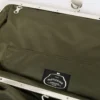 Extra-large technical gabardine pasticcino bag, sage green