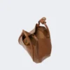 Extra-small leather marine bag, brown bronze