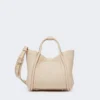Extra-small leather marine bag, ice
