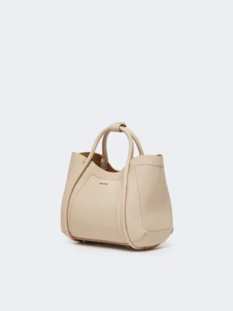 Extra-small leather marine bag, ice