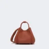 Extra-small leather marine bag, rust