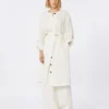 Faded linen dress, natural Faded linen dress, natural