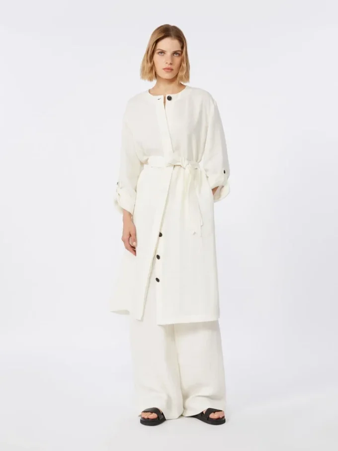 Faded linen dress, natural Faded linen dress, natural