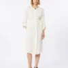 Faded linen dress, natural Faded linen dress, natural