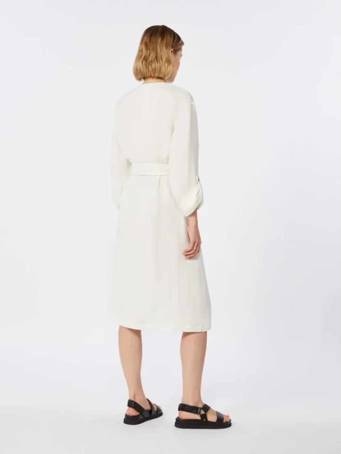 Faded linen dress, natural Faded linen dress, natural