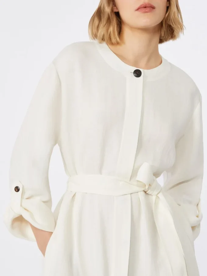 Faded linen dress, natural Faded linen dress, natural