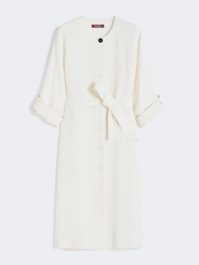 Faded linen dress, natural Faded linen dress, natural