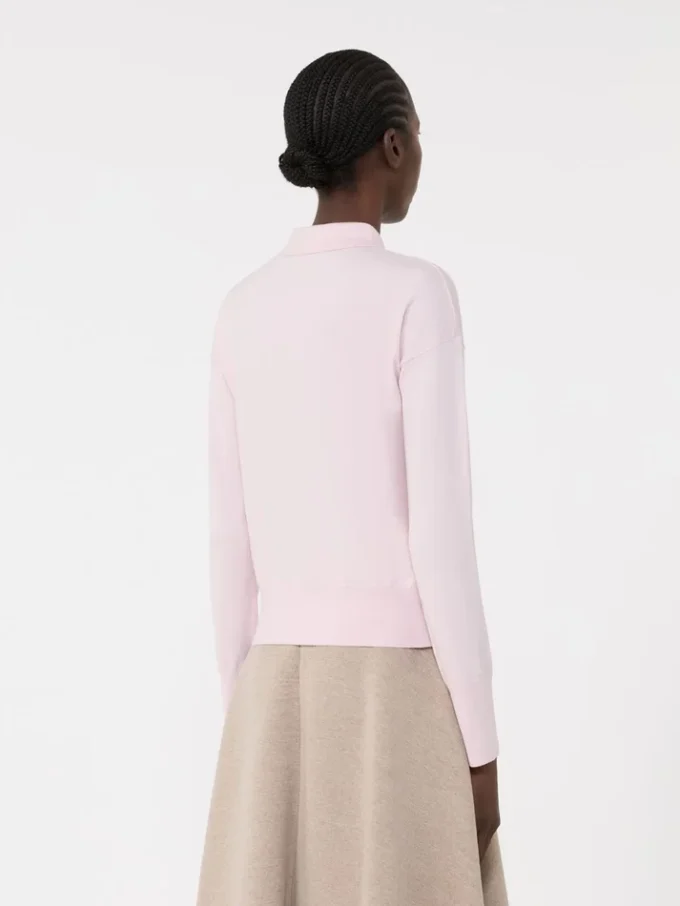 Feminine wool cardigan, pink Feminine wool cardigan, pink