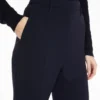 Flared cady trousers, navy