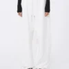 Fleece trousers, ivory