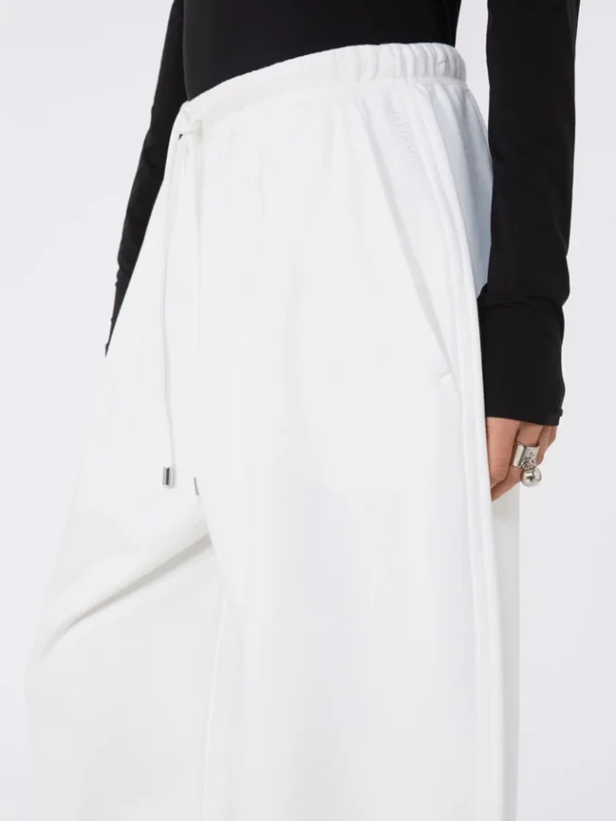 Fleece trousers, ivory