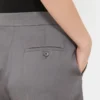 Gabardine wool shorts, medium grey