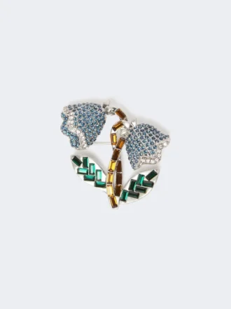 Glass brooch, avio