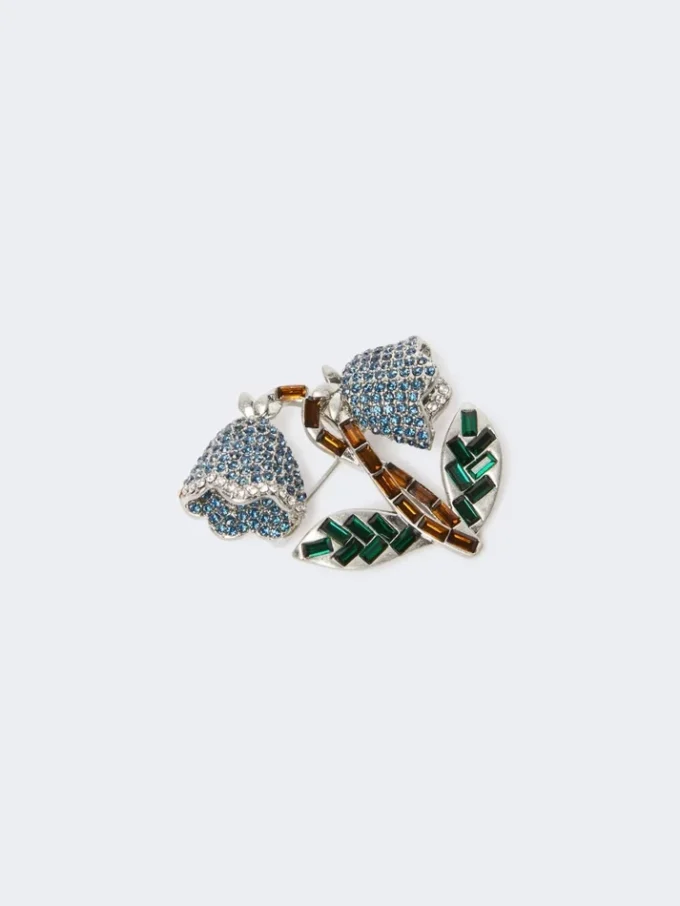 Glass brooch, avio Glass brooch, avio