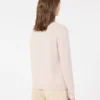 Inlay-detail cashmere sweater, sand Inlay-detail cashmere sweater, sand