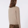 Inlay-detail cashmere sweater, turtledove Inlay-detail cashmere sweater, turtledove