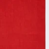 Jacquard wool and silk yarn stole, red
