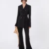 Jersey blazer, black
