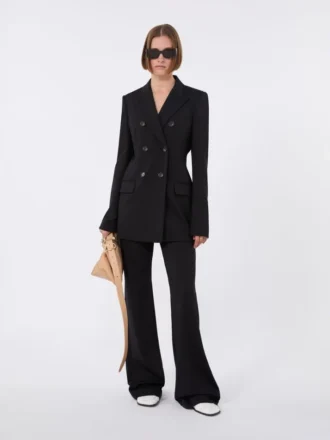 Jersey blazer, black