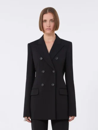 Jersey blazer, black