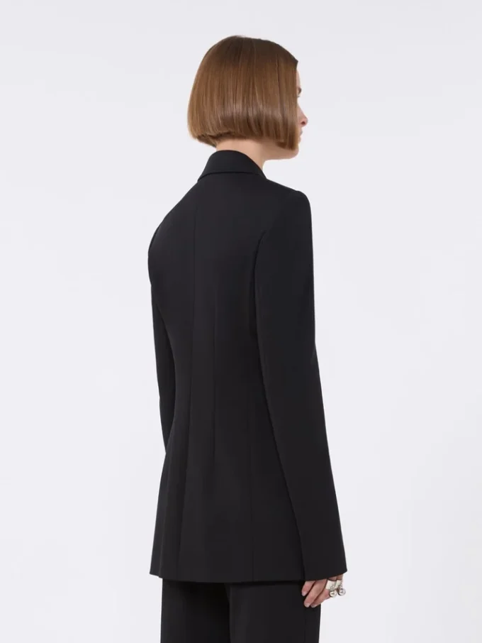 Jersey blazer, black