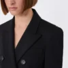 Jersey blazer, black