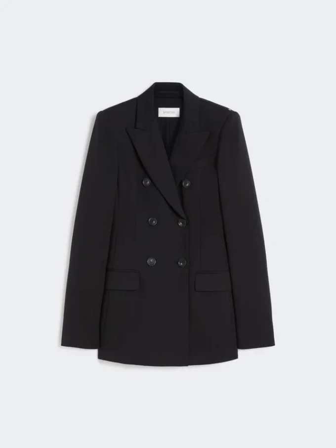 Jersey blazer, black