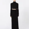 Jersey dress with knot, black Jersey dress with knot, black