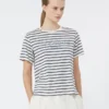 Jersey t-shirt with graphics, navy