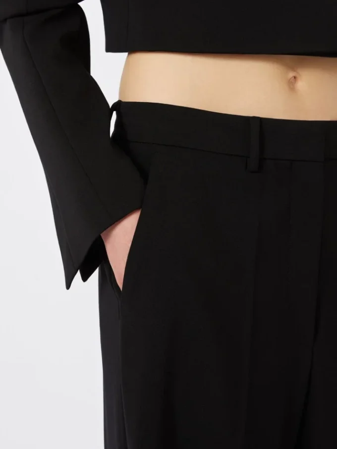 Jersey trousers, black