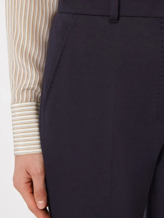 Jersey trousers, navy