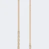 Jewelled nappa leather belt, powder